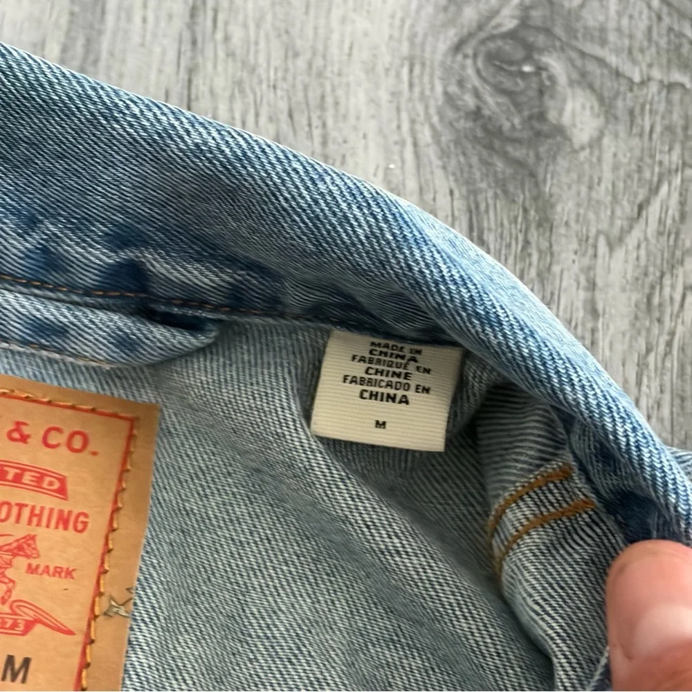 Levi's Denim Tears Light Blue Type II Denim Jacket NWOT - Picture 5 of 10
